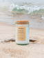 Fresh Coast Michigan candle by Unsalted Candle Co. with mineral air, wet stone and driftwood, inspired by the Great Lakes shoreline